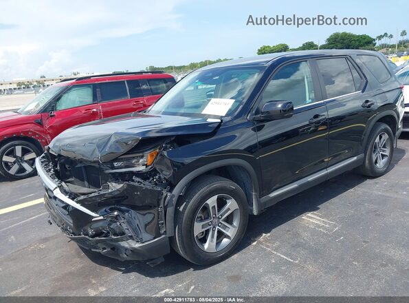 5FNYG2H4XRB014150 2024 HONDA PILOT Black Przód lewy