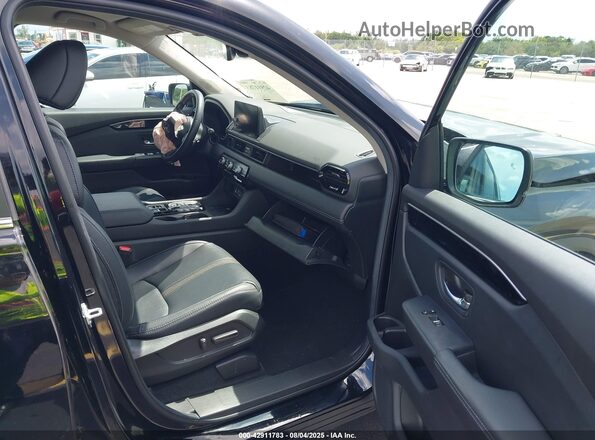 5FNYG2H4XRB014150 2024 HONDA PILOT Black Widok wnętrza z przodu