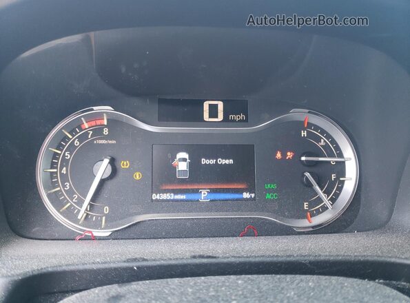 5FPYK3F55PB025285 2023 HONDA RIDGELINE White Вид щитка приладів