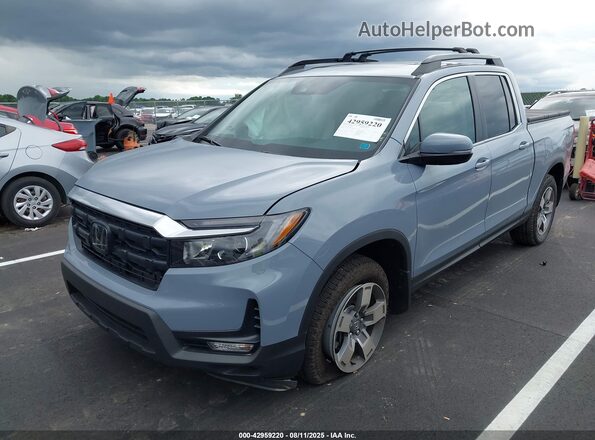 5FPYK3F55SB019494 2025 HONDA RIDGELINE Light Blue Передняя левая четверть