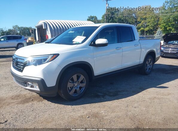 5FPYK3F70LB000550 2020 HONDA RIDGELINE White წინა მარცხენა ხედი სამი მეოთხედიდან