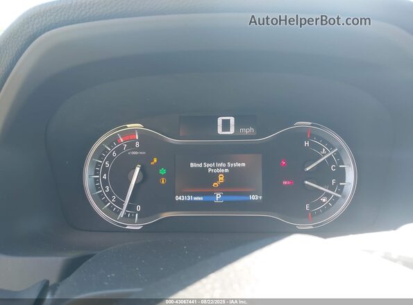5FPYK3F70LB000550 2020 HONDA RIDGELINE White უკანა სავარძლების ხედი