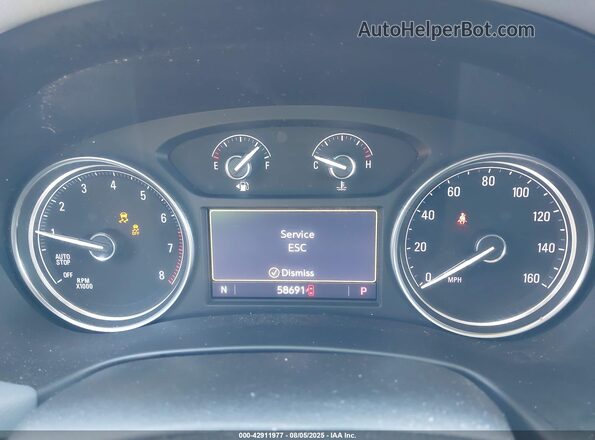 5GAERBKW2MJ247076 2021 BUICK ENCLAVE White Հետևի նստատեղերի տեսք