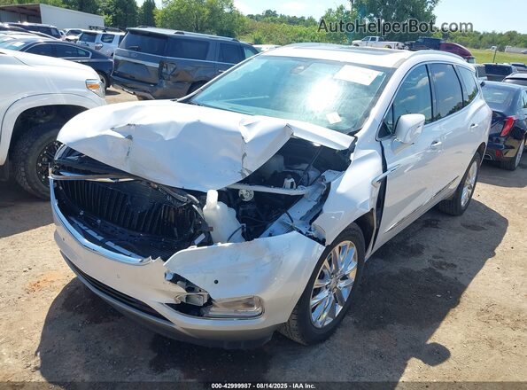 5GAEVBKW8MJ266176 2021 BUICK ENCLAVE White Vista tres cuartos delantera izquierda