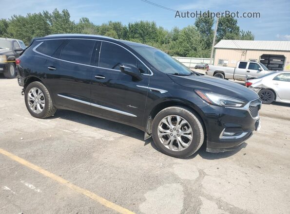 5GAEVCKW6JJ185453 2018 BUICK ENCLAVE Black 