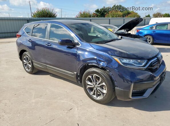 5J6RT6H80NL042034 2022 HONDA CR-V Blue Передня права чверть