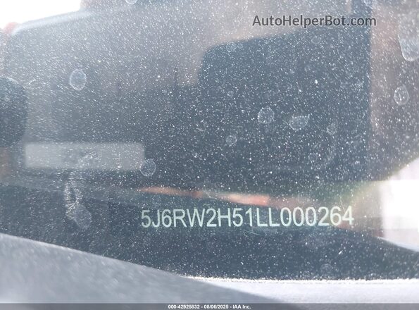 5J6RW2H51LL000264 2020 HONDA CR-V Gray Engine compartment view