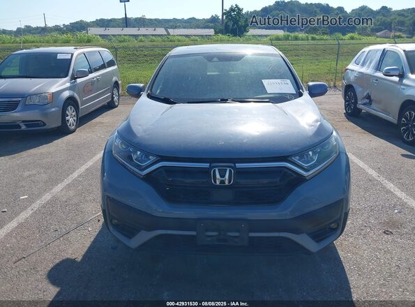 5J6RW2H5XLL002188 2020 HONDA CR-V Blue Вид щитка приладів