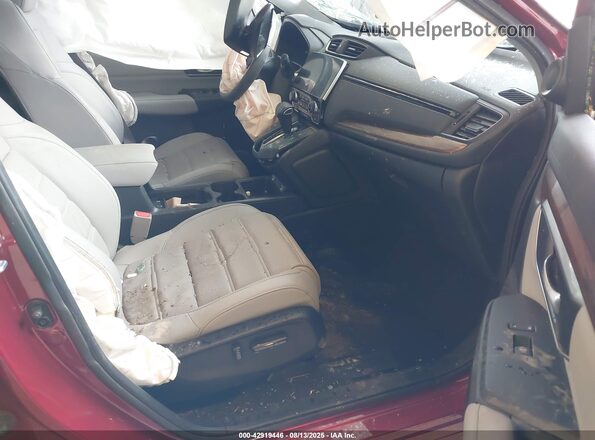 5J6RW2H8XML015941 2021 HONDA CR-V Red Widok wnętrza z przodu
