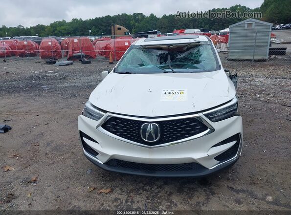 5J8TC1H33ML010603 2021 ACURA RDX White Instrument cluster view