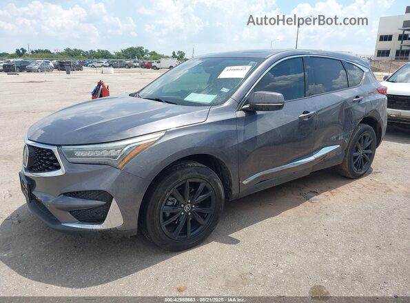 5J8TC1H37ML016856 2021 ACURA RDX Gray Vista tres cuartos delantera izquierda
