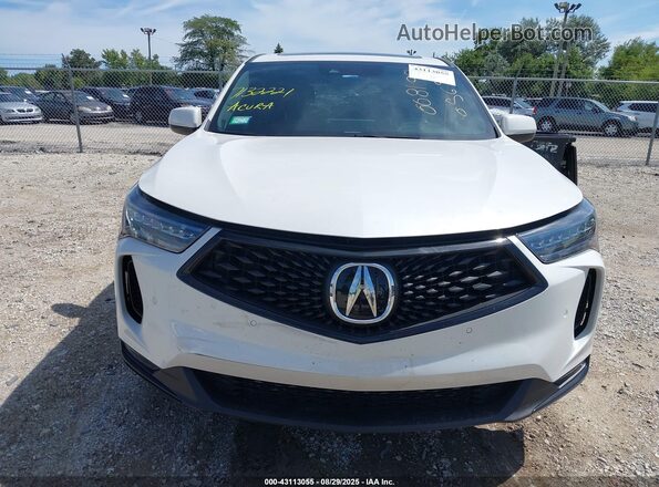 5J8TC2H64PL008198 2023 ACURA RDX White Dashboard view