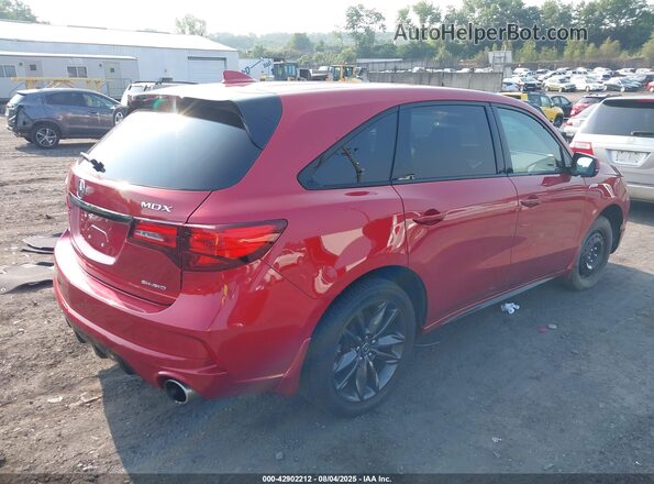 5J8YD4H08LL014882 2020 ACURA MDX Красный Задняя правая четверть