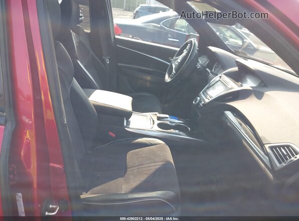 5J8YD4H08LL014882 2020 ACURA MDX Красный Вид салона спереди