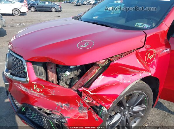 5J8YD4H08LL014882 2020 ACURA MDX Красный Вид спереди