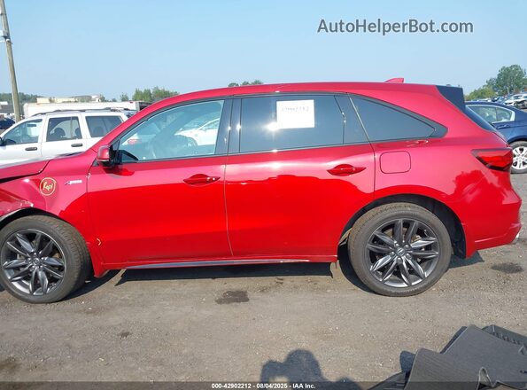 5J8YD4H08LL014882 2020 ACURA MDX Красный Панорамный вид салона 360°
