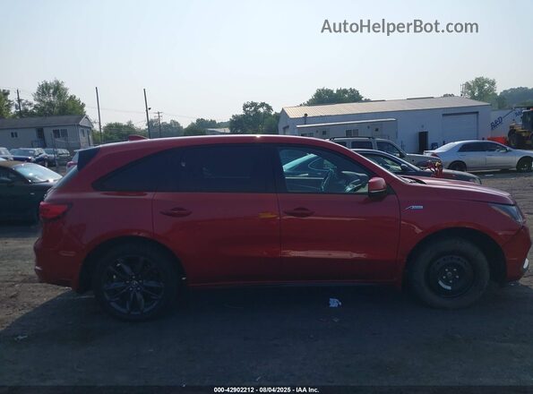 5J8YD4H08LL014882 2020 ACURA MDX Красный Вид задней части салона
