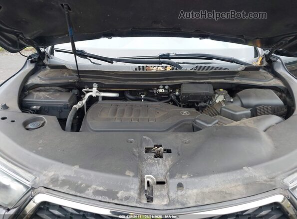 5J8YD4H08LL027437 2020 ACURA MDX Black Engine compartment view