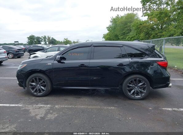 5J8YD4H08LL027437 2020 ACURA MDX Black Rear interior view