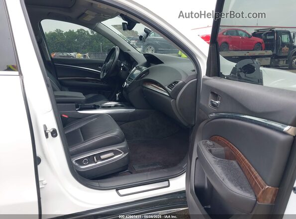 5J8YD4H38LL020918 2020 ACURA MDX White Widok wnętrza z przodu