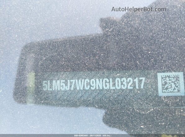 5LM5J7WC9NGL03217 2022 LINCOLN AVIATOR White Շարժիչի բաժամունքի տեսք