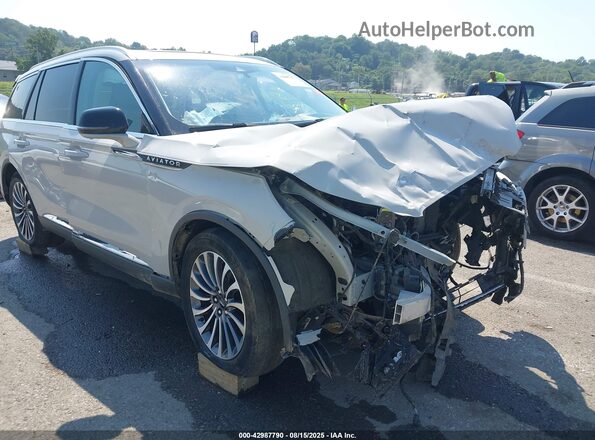 5LM5J7XC0NGL06277 2022 LINCOLN AVIATOR Cream 