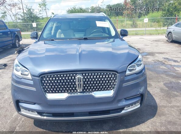 5LM5J7XC1MGL05461 2021 LINCOLN AVIATOR Blue 