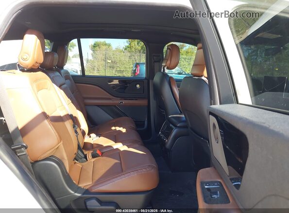 5LM5J7XC8LGL12910 2020 LINCOLN AVIATOR White VIN კოდის სტიკერის ხედი