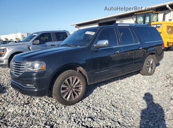 5LMJJ3HT0GEL12147 2016 LINCOLN NAVIGATOR Black Rear left