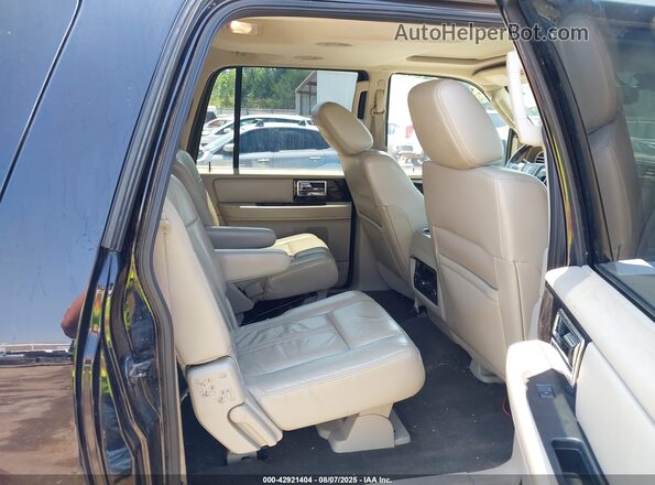 5LMJJ3HT8GEL02627 2016 LINCOLN NAVIGATOR L Black Вид наклейки з VIN-кодом