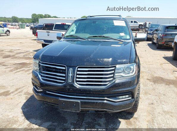 5LMJJ3HT8GEL02627 2016 LINCOLN NAVIGATOR L Black Вид щитка приладів