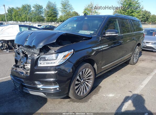 5LMJJ3LTXMEL11283 2021 LINCOLN NAVIGATOR Black Vista tres cuartos delantera izquierda