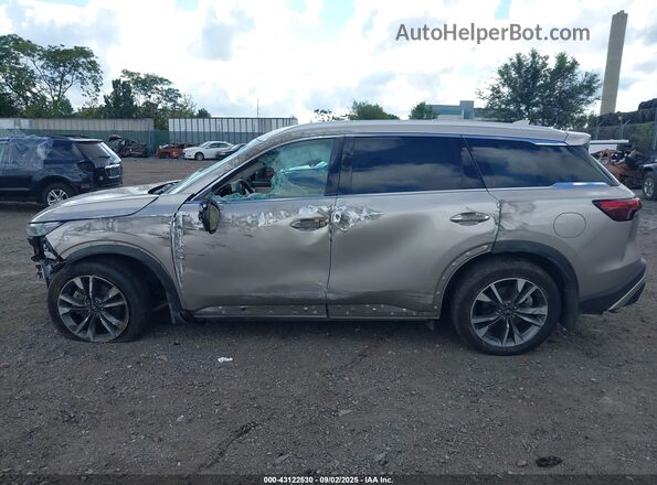 5N1AL1FS9SC349634 2025 INFINITI QX60 Gold Սալոնի 360 աստիճան տեսք