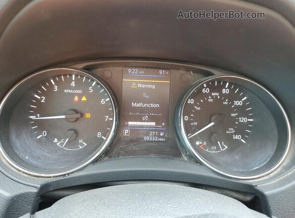 5N1AT2MV1JC758258 2018 NISSAN ROGUE Серый 