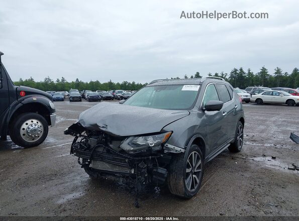 5N1AT2MV3LC777543 2020 NISSAN ROGUE Серый Передняя левая четверть