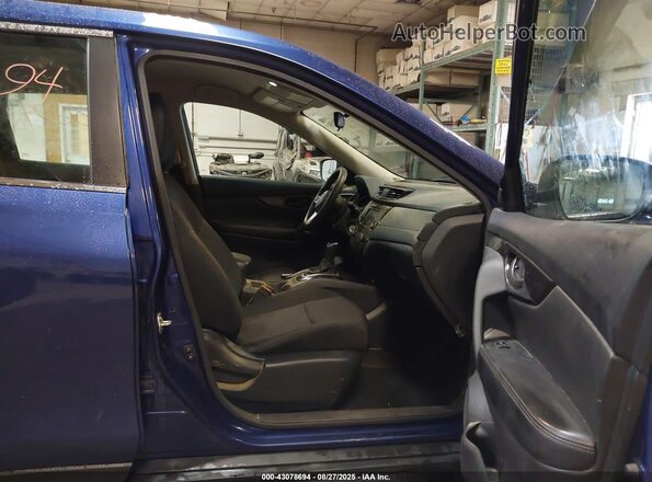 5N1AT2MV6LC807456 2020 NISSAN ROGUE Синий Вид салона спереди