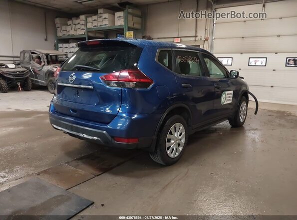 5N1AT2MV6LC807456 2020 NISSAN ROGUE Синий Задняя правая четверть