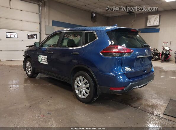 5N1AT2MV6LC807456 2020 NISSAN ROGUE Синий Задняя левая четверть