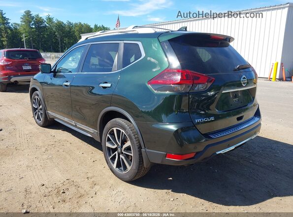 5N1AT2MV7LC729012 2020 NISSAN ROGUE Зеленый Задняя левая четверть