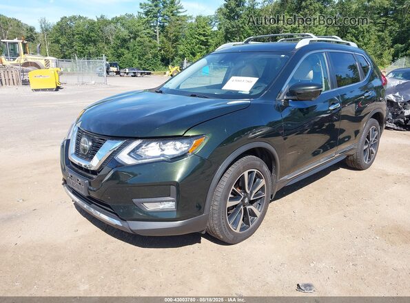 5N1AT2MV7LC729012 2020 NISSAN ROGUE Зеленый Передняя левая четверть