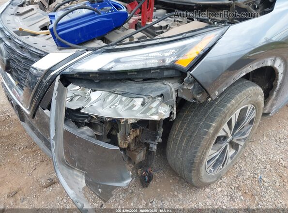 5N1AT3BB4MC720896 2021 NISSAN ROGUE Gray Widok z przodu