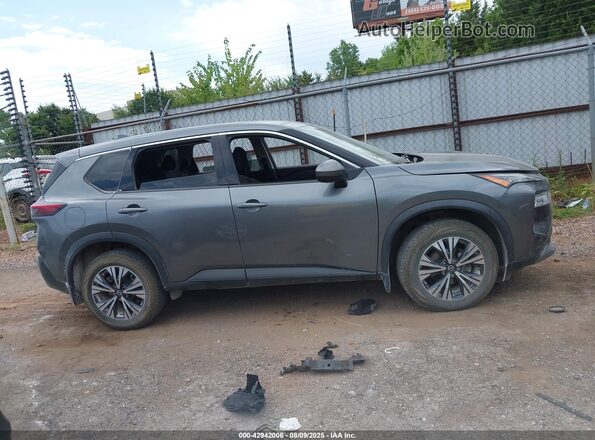 5N1AT3BB4MC720896 2021 NISSAN ROGUE Gray Widok wnętrza z tyłu