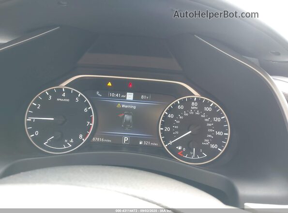 5N1AZ2CS3LN121692 2020 NISSAN MURANO Black უკანა სავარძლების ხედი