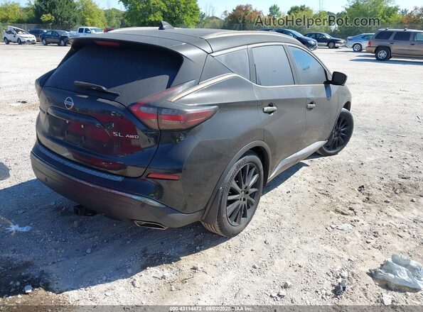 5N1AZ2CS3LN121692 2020 NISSAN MURANO Black უკანა მარჯვენა