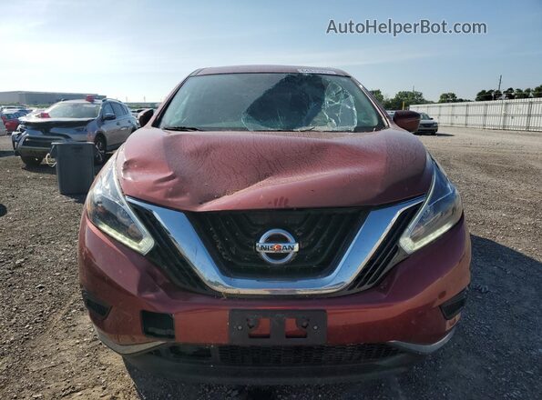 5N1AZ2MH2JN186324 2018 NISSAN MURANO Maroon 