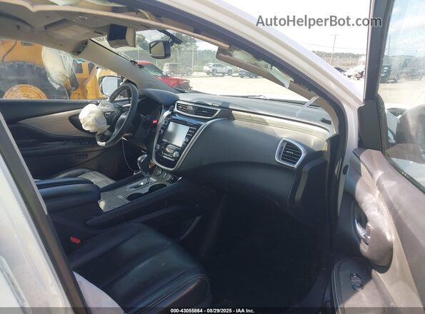 5N1CZ2MHXGN146896 2016 NISSAN MURANO HYBRID White წინა სალონის ხედი