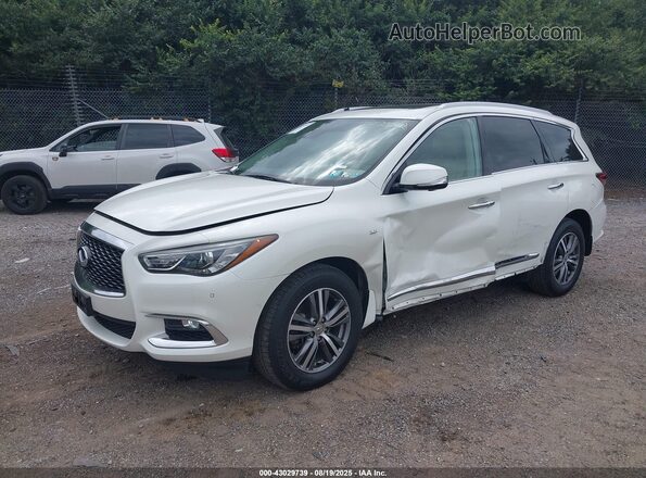 5N1DL0MM3LC522142 2020 INFINITI QX60 White Przód lewy
