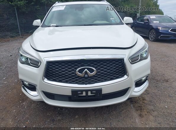 5N1DL0MM3LC522142 2020 INFINITI QX60 White Widok wnętrza z tyłu