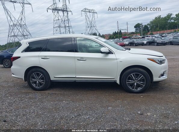 5N1DL0MM3LC522142 2020 INFINITI QX60 White Widok wnętrza 360 stopni