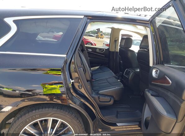 5N1DL0MN3LC515944 2020 INFINITI QX60 Black VIN კოდის სტიკერის ხედი